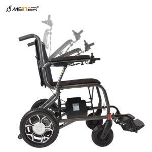 Wholesale Portable Lightweight Handicapped Folding Electric Power Wheelchair from china suppliers