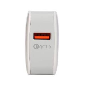 Wholesale QC3.0 fast charge single USB port travel charger fast mobile phone charger wall charger home charger travel charger from china suppliers