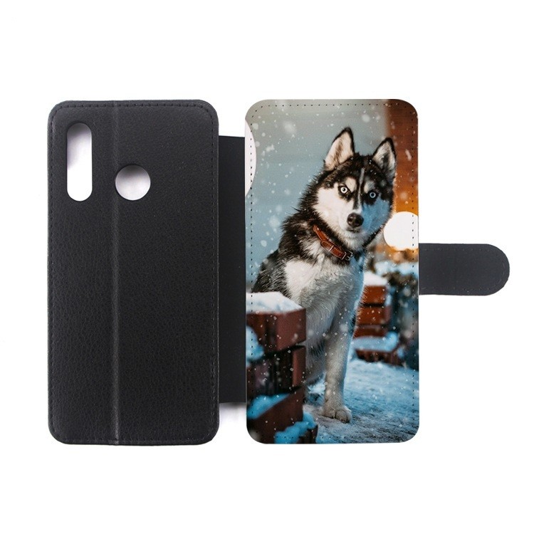 Blank Printable Sublimation Leather Flip Wallet Phone Case For Huawei Honor P30 Lite