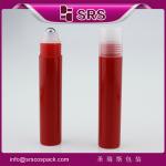 high quality and colorful steel roller ball plastic cap cosmetic bottle product