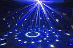 Sound Crystal Led Magic Ball Light , Olympic Circles Multi Colored Christmas