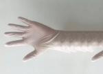 Non Toxic White Surgical Gloves , Vinyl Exam Gloves