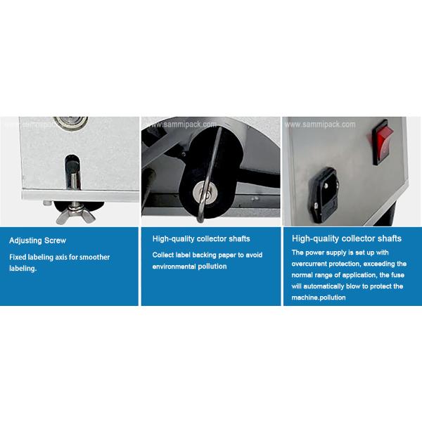 Small Desktop Bottle Packaging Labeling Machine Automatic Round Bottle Labeling Machine Instead of Manual Labelle Machine