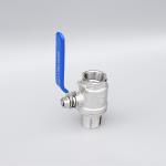 ISO 9001 Standard 304/316 Stainless Steel 2PC Ball Valve with Female and Male