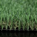 Fire Risistant Fake Green Grass 30mm Anti Ultraviolet Permeable Water