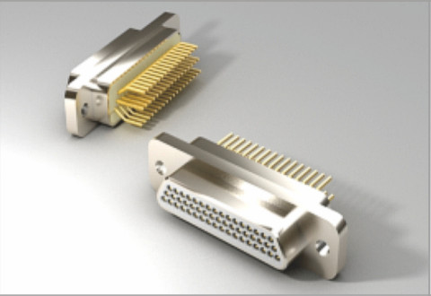 J30J 31-Core Male Straight Solder PCB Micro Rectangular Connector
