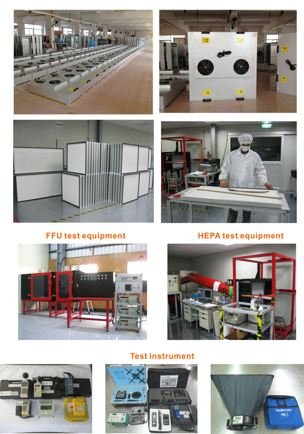 Super Thin HEPA Filter FFU , Fan Filter Unit With HEPA Filter