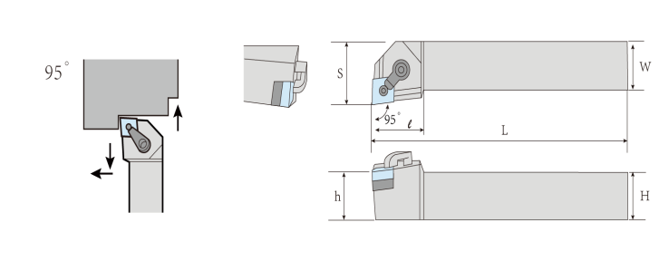 MCLNR-L Tool Holders for Turning