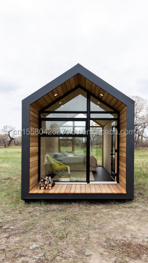 50/75/100mm Wave Sandwich Panel Wall Luxury Metal Wooden Garden Small House for Modern Prefabricated Hotel