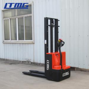 Wholesale Narrow Aisle Electric Hand Pallet Truck , Motorized Pallet Stacker 1.8 Ton 2 Ton from china suppliers