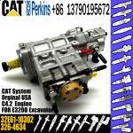 CAT Fuel Pump, CAT 312D C4.2 Fuel Injection Pump 3264634 326-4634 Diesel Pump