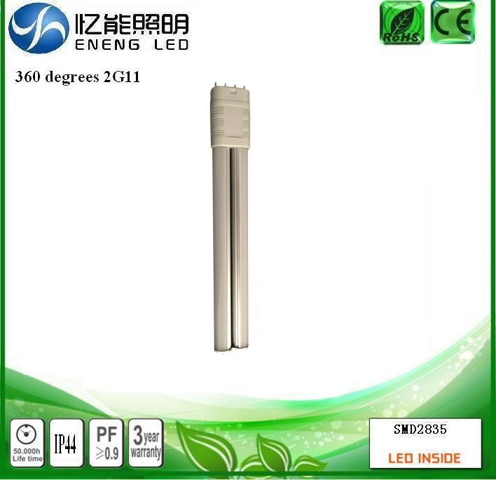 360 degree 2G11 led light 22W 18W 15W 10W 2G11 led tube LED Tube 4pin PLL light with 2835 led AC85 -265V