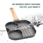 Non-stick Fried Egg Pot Flat-bottomed Frying Pan Kitchen Cooking Pot Omelette