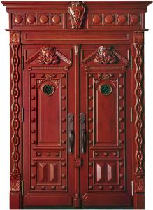 Wholesale steel wood security armored door from china suppliers