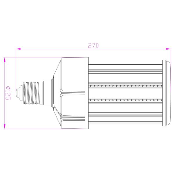 80W E39 LED Corn Bulb