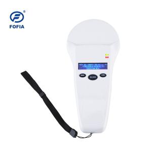 China Barcode Animal Identification Scanner RFID Reader 134.2khz 22 Cm on sale