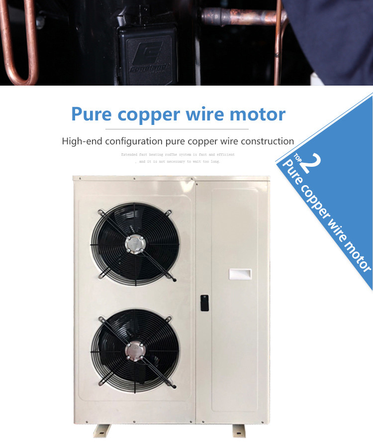 6 Ton Condensing Unit Compressor 6hp Air Cooled condensing unit refrigeration Air conditioning type