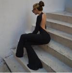 Small Quantity Clothing Manufacturer 85% Polyester 15% Spandex Women Balckless
