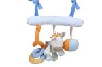 Vision Developing Newborn Plush Toys Embroidery Logo Hanging Design