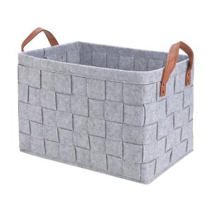 Wholesale Recycle Polyester Felt Storage Basket With Handles 19.1oz from china suppliers