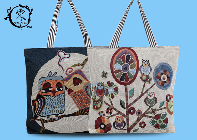 Canvas Reusable ECO Shopping Bags Sustainable Natural Tote Bags with Lining Pocket