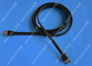China SATA 3.0 Slim Flexible External SATA Cable , PC Powered ESATA Cable on sale