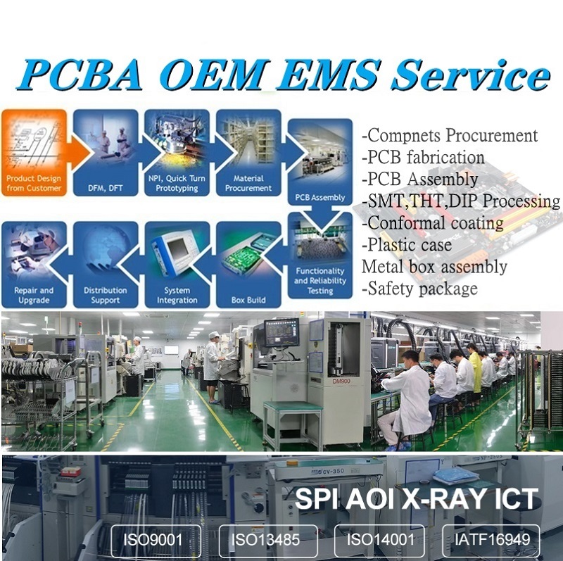 ODM Turnkey PCB Prototype Assembly One Stop SMT PCB Service