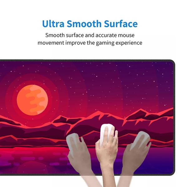 NO Wireless Charging XXL Large Gaming Mousepad with Personalised Sublimation Logo