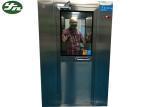 Double Blowing Stainless Steel Air Shower , Single Person Air Jet Shower