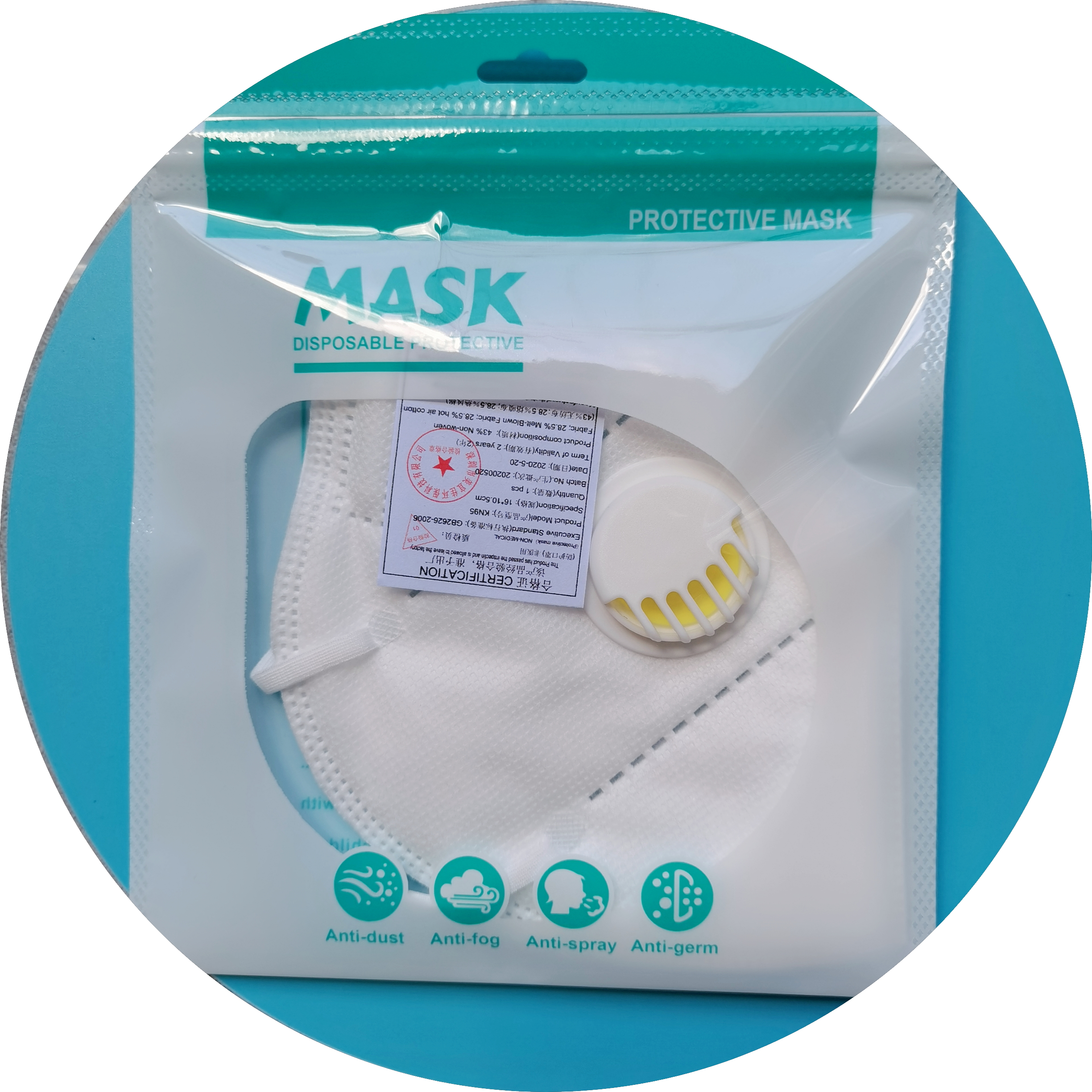 Signogroup Kn95 Valve Mask Personable Protective Custom Face Mask
