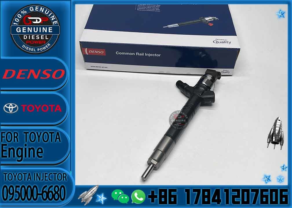 for Toyota RAV4 2.0 D 1AD-FTV Engine Assembly 095000-6680 Fuel Injector 095000-6680 0950006680