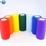 Wholesale fabric colored needling cotton wadding pet felt rolls 100 % linen