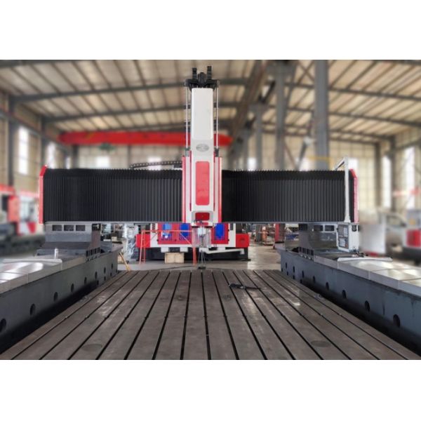 Model PHD4080 Gantry Type Moving CNC Drilling Milling Machine For Heat Exchanger