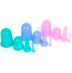 GPPS Plastic Vacuum Massage Cups For Face Silicone Multifunctional