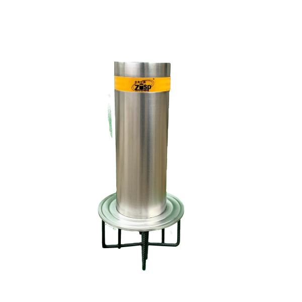 Customizable Diameter Metal Fixed Bollards Heavy Duty Parking Post Galvanised