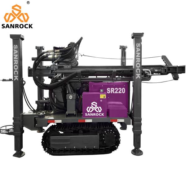 Hydraulic Water Well Drilling Rig Machine Diesel Portable Small Water Well