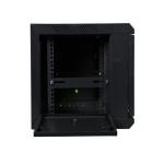 Dual AC Cooling Fans Wall Mount Server Cabinet , Ventilation 6U Rack Cabinet