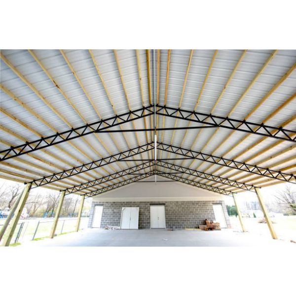 Energy Efficient Climate Controlled Poultry House with Modular Design Feeding Line