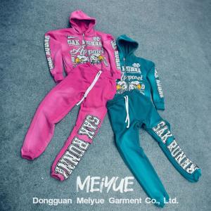 Wholesale Screen Printed Dtg Print Baggy Sweatpants And Hoodie Set Mens Jogging Suits Windproof from china suppliers