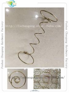 Wholesale Single Queen Twin King Size Gold Plated Springs , Mattress Bonnell Spring System from china suppliers