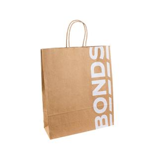 Wholesale Custom Kraft Paper Shopping Bag Recycled Brown Kraft Paper Bags With Handle from china suppliers