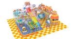 Large Soft Play Indoor Playground Equipment 500m2 PVC Material