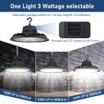 Industrial Warehouse High Bay Led Light 150W 200W 3CCT 150lm/Watt IP65 UL DLC