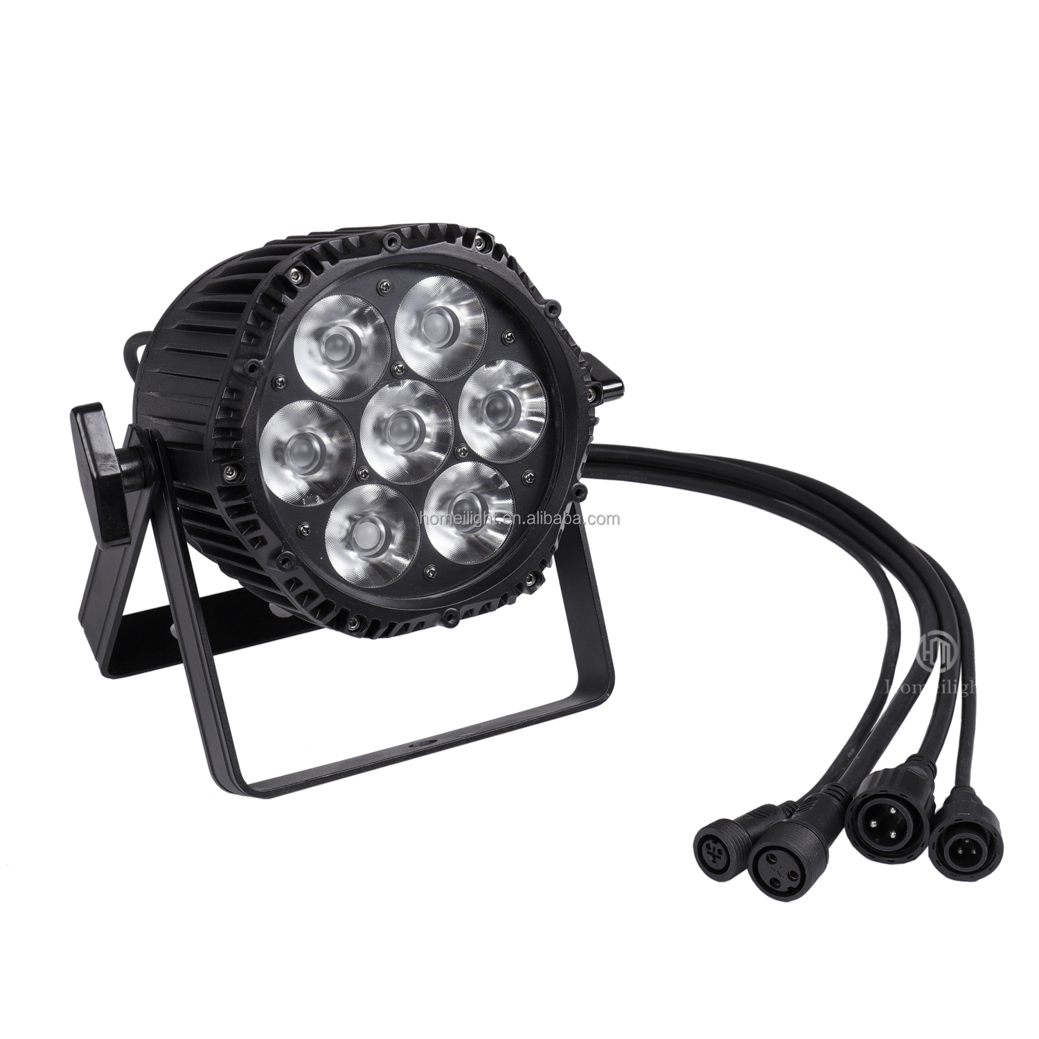Stage Lighting Wedding Par Lights DMX512 7*18W Waterproof LED Par Can Light