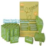 PE Compostable dog poop bag/ pet waste Bags, Leak Proof Dog Waste Poop Bags,