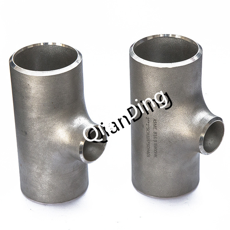 3 Inch Sch40 304 306 Stainless Steel Pipe Fittings Equal Or Reducing Tee Seamless