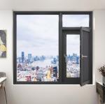 Level 8 Air Tightness Aluminum Casement House Windows with 304 Stainless Steel