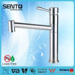 Solid single handle stainless steel kitchen sink faucet