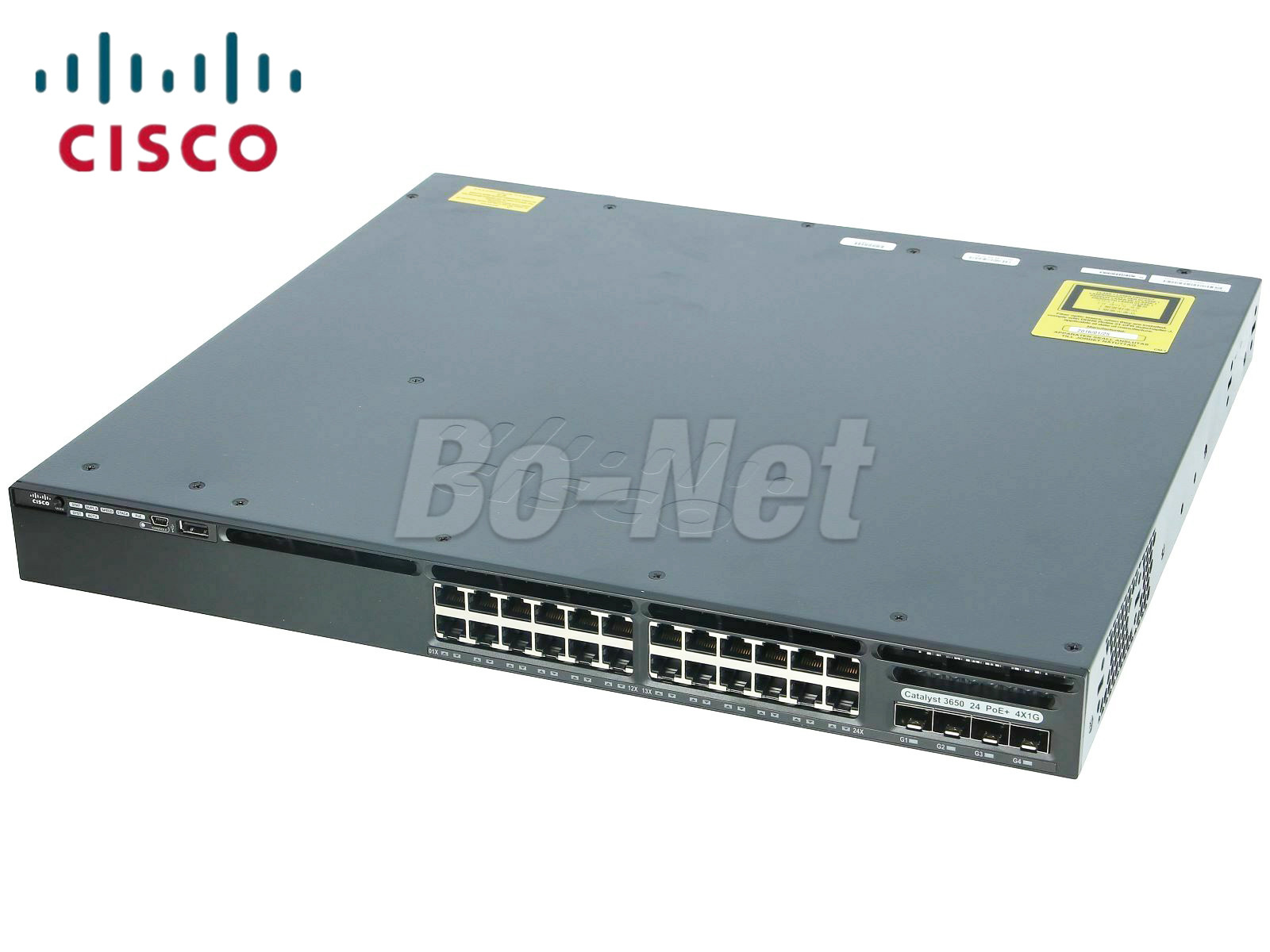 Catalyst 3650 Cisco Gigabit Switch 24 Port PoE 4x1G Uplink LAN Base WS-C3650-24PS-L