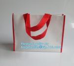 Promotional custom fabric reusable shopping bag metallic laminated non woven bag
